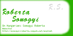 roberta somogyi business card